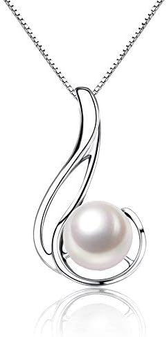 NONNYL Mothers Day Gifts for mom Women Wife Gifts Anniversary, Pearl necklaces, Birthday day gifts Christmas day gifts fine Jewelry gifts for women wife, Valentine's Day for her white pearl necklace