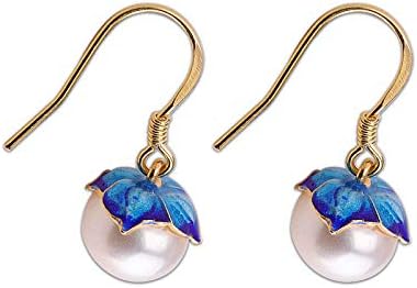 Gifts for Wife Jewelry - Pearl Jewelry Earrings for Women, Birthday Jewelry for Girlfriend, Valentine's Day for Wife, Mother's Day for Mom Grandma N6002