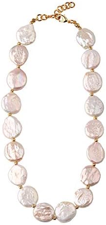 NONNYL Pearl Necklace for Women Gifts Sterling Silver Genuine White Freshwater Cultured Pearls Pendant Necklaces- Gifts for Mom Wife Her, Christmas Anniversary Birthday Fine Jewelry NO25176